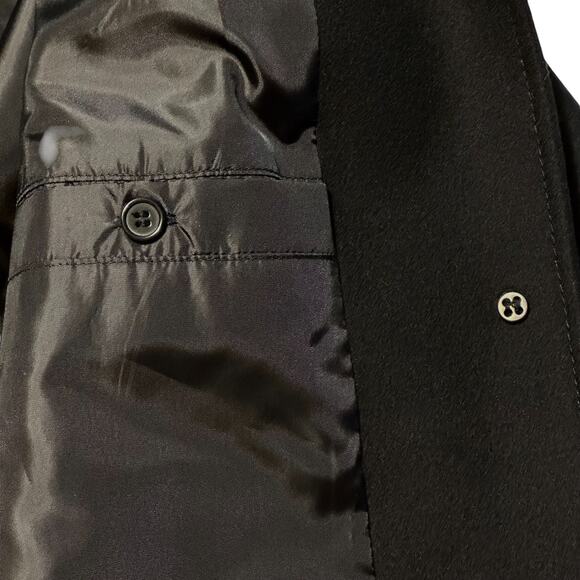 Forecaster of Boston Wool Blend Black Mid Length Winter Coat Women’s Size 10 NWT - Picture 7 of 9